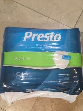 Presto Supreme Classic Adult Underwear - Blue